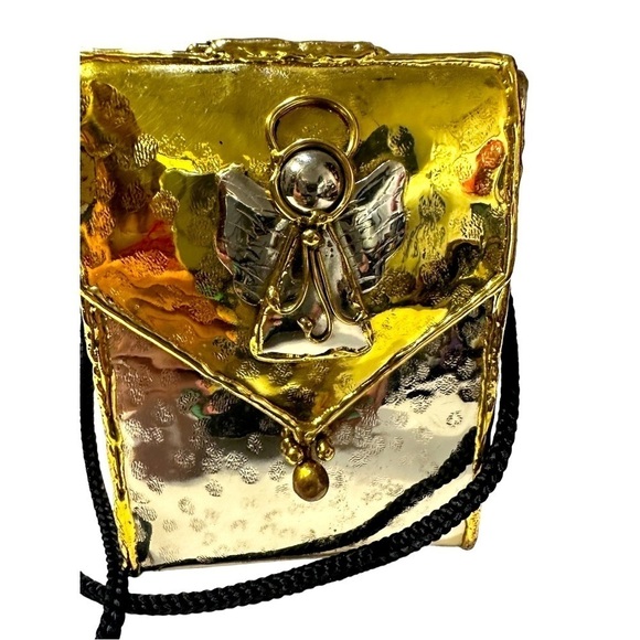 Lunacy Designs Mixed Metal Angel Vintage Crossbody Mini Bag - Picture 1 of 14